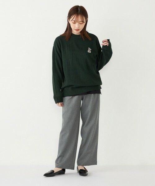 SHIPS / シップス ニット・セーター | SHIPS Colors:〈洗濯機可能〉TeddyBear(R) ワンポイント ニット | 詳細28