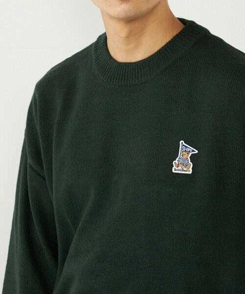 SHIPS / シップス ニット・セーター | SHIPS Colors:〈洗濯機可能〉TeddyBear(R) ワンポイント ニット | 詳細30