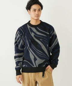SHIPS / シップス ニット・セーター | SHIPS Colors:〈洗濯機可能〉総柄 ジャカード ニット