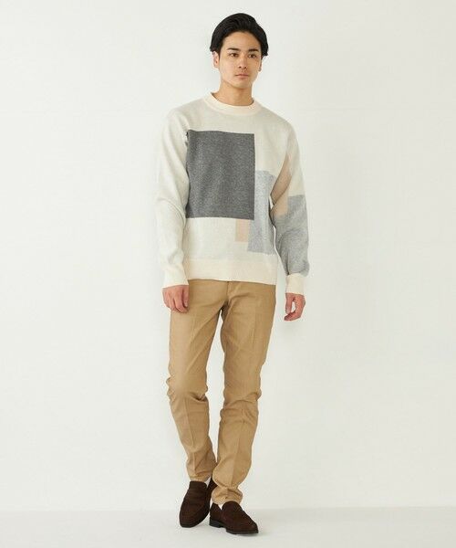 SHIPS / シップス ニット・セーター | SHIPS Colors:〈洗濯機可能〉総柄 ジャカード ニット | 詳細7