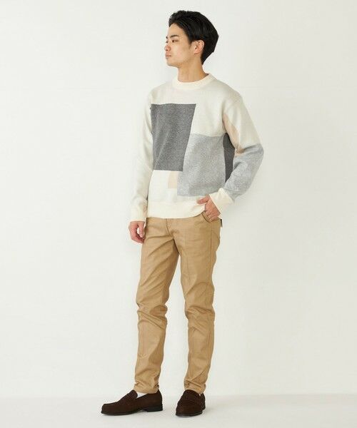 SHIPS / シップス ニット・セーター | SHIPS Colors:〈洗濯機可能〉総柄 ジャカード ニット | 詳細10