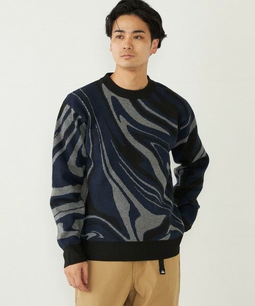 SHIPS / シップス ニット・セーター | SHIPS Colors:〈洗濯機可能〉総柄 ジャカード ニット | 詳細14