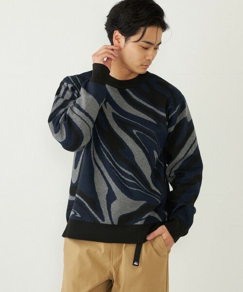 SHIPS / シップス ニット・セーター | SHIPS Colors:〈洗濯機可能〉総柄 ジャカード ニット | 詳細15