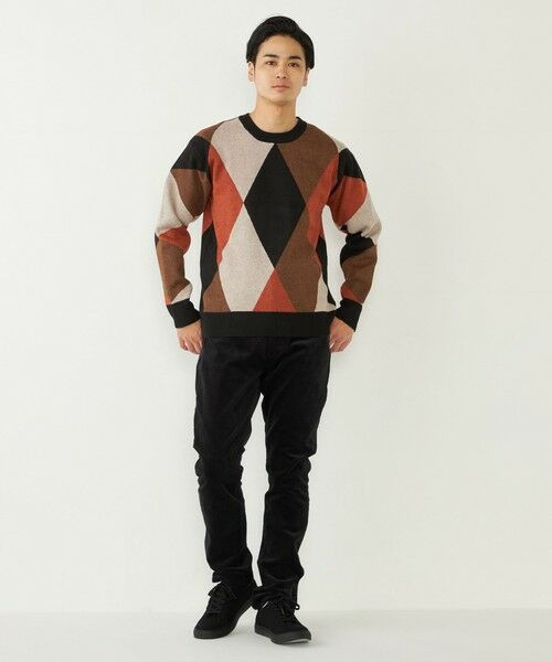 SHIPS / シップス ニット・セーター | SHIPS Colors:〈洗濯機可能〉総柄 ジャカード ニット | 詳細25