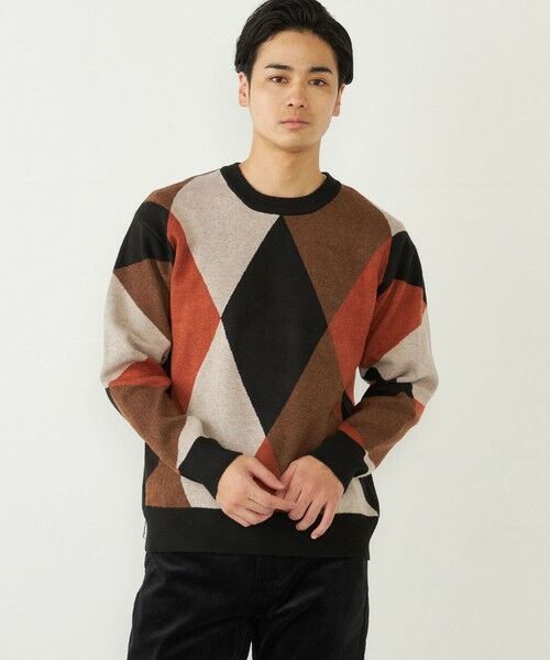 SHIPS / シップス ニット・セーター | SHIPS Colors:〈洗濯機可能〉総柄 ジャカード ニット | 詳細26