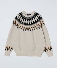 SHIPS / シップス ニット・セーター | SHIPS Colors:〈手洗い可能〉ジャカード モール ニット