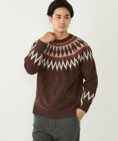 SHIPS / シップス ニット・セーター | SHIPS Colors:〈手洗い可能〉ジャカード モール ニット