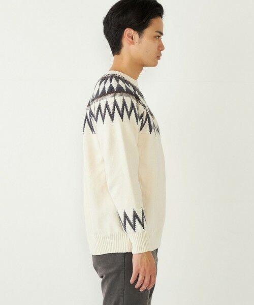 SHIPS / シップス ニット・セーター | SHIPS Colors:〈手洗い可能〉ジャカード モール ニット | 詳細6