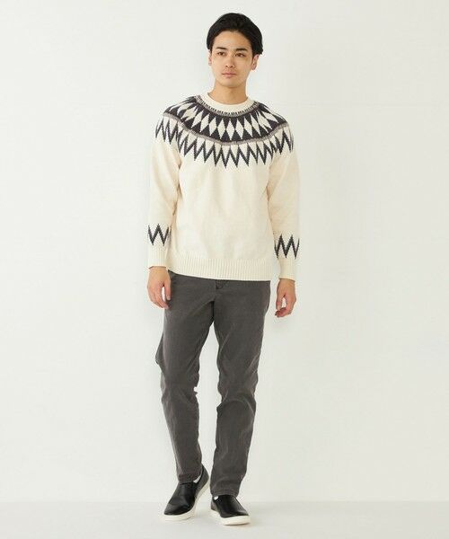 SHIPS / シップス ニット・セーター | SHIPS Colors:〈手洗い可能〉ジャカード モール ニット | 詳細7