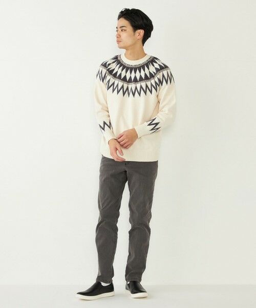 SHIPS / シップス ニット・セーター | SHIPS Colors:〈手洗い可能〉ジャカード モール ニット | 詳細10