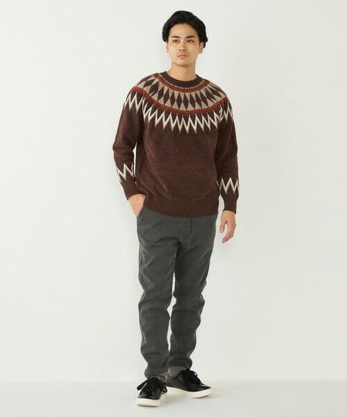 SHIPS / シップス ニット・セーター | SHIPS Colors:〈手洗い可能〉ジャカード モール ニット | 詳細25