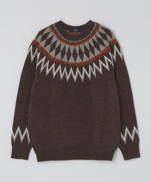 SHIPS / シップス ニット・セーター | SHIPS Colors:〈手洗い可能〉ジャカード モール ニット | 詳細13