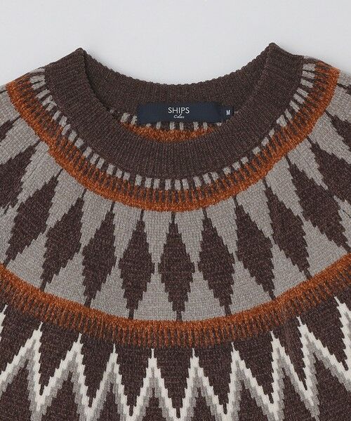 SHIPS / シップス ニット・セーター | SHIPS Colors:〈手洗い可能〉ジャカード モール ニット | 詳細15