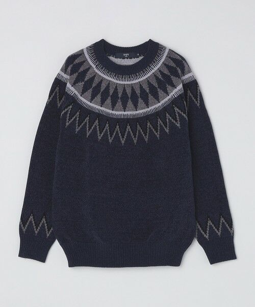 SHIPS / シップス ニット・セーター | SHIPS Colors:〈手洗い可能〉ジャカード モール ニット | 詳細26