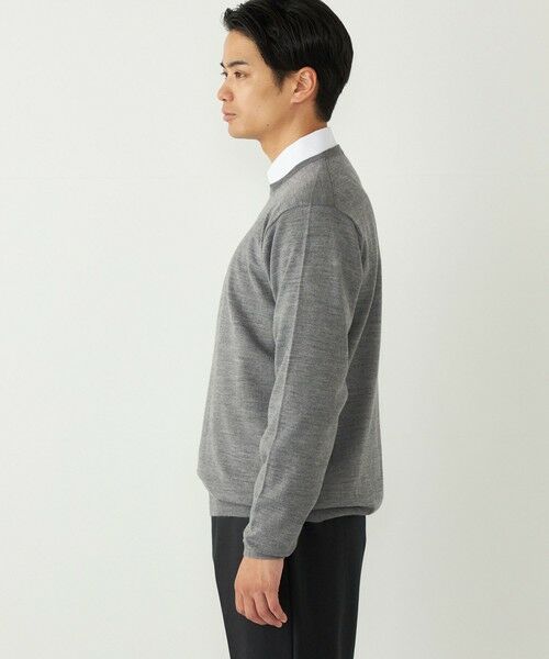 SHIPS / シップス ニット・セーター | SHIPS Colors:〈手洗い可能〉アンチピリング 12ゲージ クルーネック ニット | 詳細8