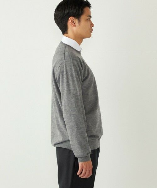 SHIPS / シップス ニット・セーター | SHIPS Colors:〈手洗い可能〉アンチピリング 12ゲージ クルーネック ニット | 詳細10