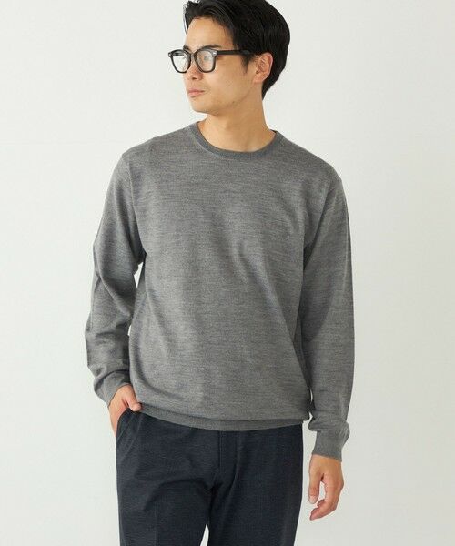 SHIPS / シップス ニット・セーター | SHIPS Colors:〈手洗い可能〉アンチピリング 12ゲージ クルーネック ニット | 詳細14
