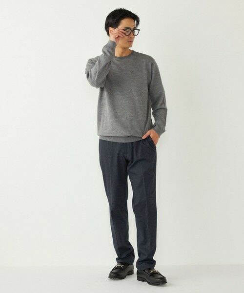 SHIPS / シップス ニット・セーター | SHIPS Colors:〈手洗い可能〉アンチピリング 12ゲージ クルーネック ニット | 詳細17