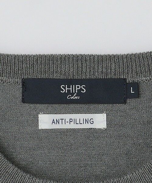 SHIPS / シップス ニット・セーター | SHIPS Colors:〈手洗い可能〉アンチピリング 12ゲージ クルーネック ニット | 詳細5