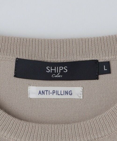 SHIPS / シップス ニット・セーター | 《一部追加・新色予約》【一部WEB限定】〈手洗い可能〉アンチピリング 12ゲージ クルーネックニット | 詳細20