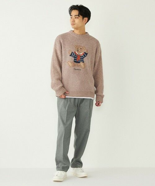 SHIPS / シップス ニット・セーター | SHIPS Colors:〈洗濯機可能〉TeddyBear(R) ジャカード モール ニット◇ | 詳細23