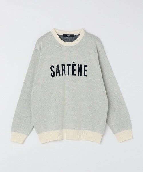 SHIPS / シップス ニット・セーター | SHIPS Colors:〈手洗い可能〉モール ジャカード ロゴ ニット | 詳細1