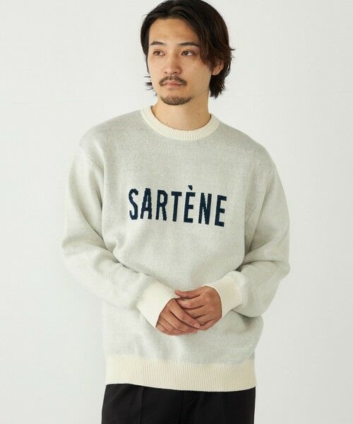 SHIPS / シップス ニット・セーター | SHIPS Colors:〈手洗い可能〉モール ジャカード ロゴ ニット | 詳細5