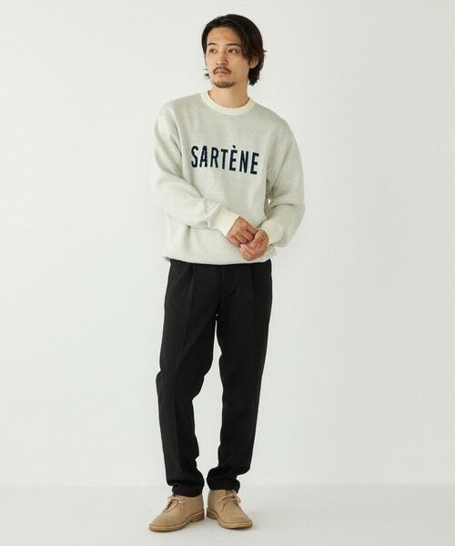 SHIPS / シップス ニット・セーター | SHIPS Colors:〈手洗い可能〉モール ジャカード ロゴ ニット | 詳細7