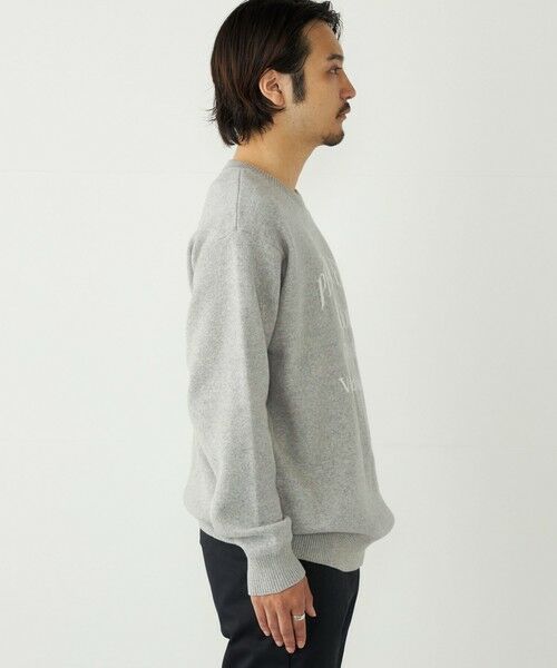 SHIPS / シップス ニット・セーター | SHIPS Colors:〈手洗い可能〉モール ジャカード ロゴ ニット | 詳細17