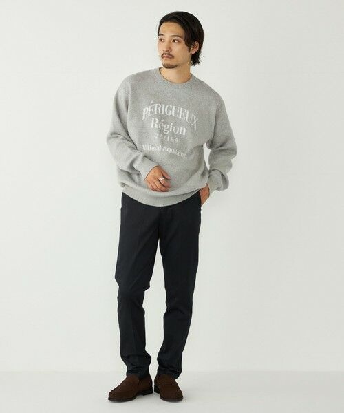 SHIPS / シップス ニット・セーター | SHIPS Colors:〈手洗い可能〉モール ジャカード ロゴ ニット | 詳細18