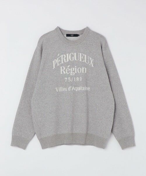 SHIPS / シップス ニット・セーター | SHIPS Colors:〈手洗い可能〉モール ジャカード ロゴ ニット | 詳細12
