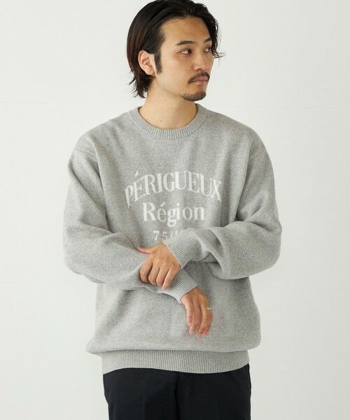 SHIPS / シップス ニット・セーター | SHIPS Colors:〈手洗い可能〉モール ジャカード ロゴ ニット | 詳細20