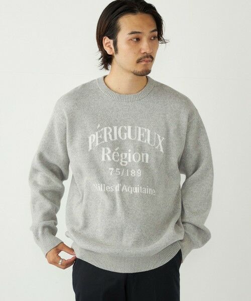 SHIPS / シップス ニット・セーター | SHIPS Colors:〈手洗い可能〉モール ジャカード ロゴ ニット | 詳細21