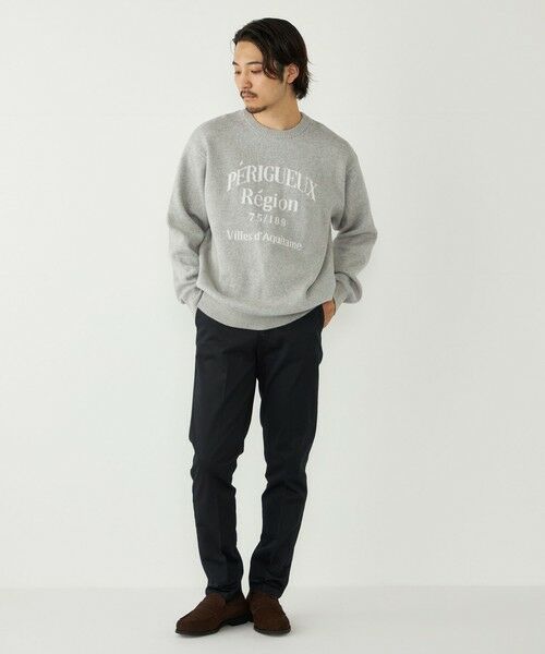 SHIPS / シップス ニット・セーター | SHIPS Colors:〈手洗い可能〉モール ジャカード ロゴ ニット | 詳細22