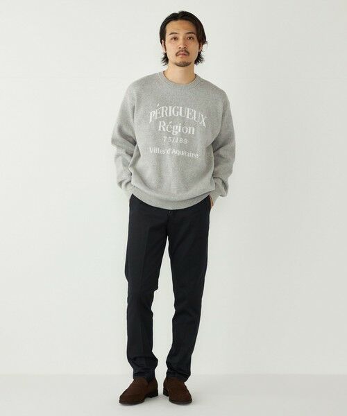 SHIPS / シップス ニット・セーター | SHIPS Colors:〈手洗い可能〉モール ジャカード ロゴ ニット | 詳細23