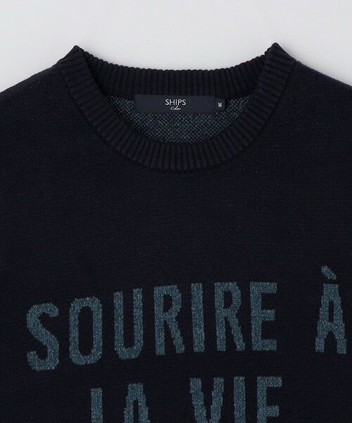 SHIPS / シップス ニット・セーター | SHIPS Colors:〈手洗い可能〉モール ジャカード ロゴ ニット | 詳細29
