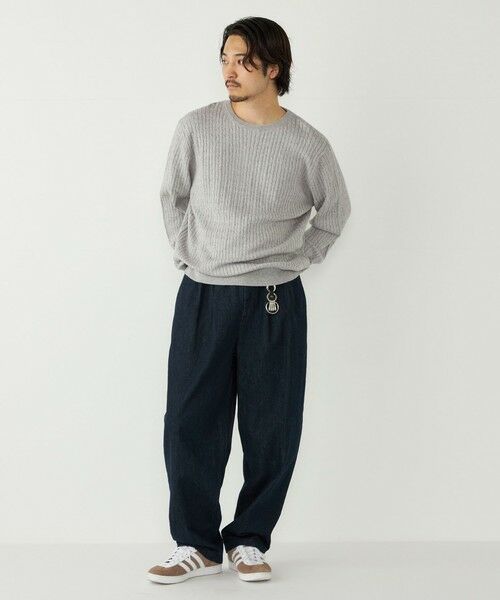 SHIPS / シップス ニット・セーター | SHIPS Colors:〈洗濯機可能〉コットン カシミヤ ケーブル ニット | 詳細15