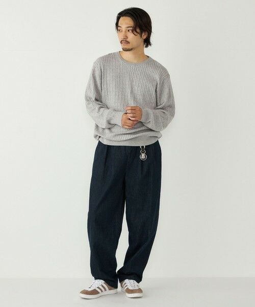 SHIPS / シップス ニット・セーター | SHIPS Colors:〈洗濯機可能〉コットン カシミヤ ケーブル ニット | 詳細17