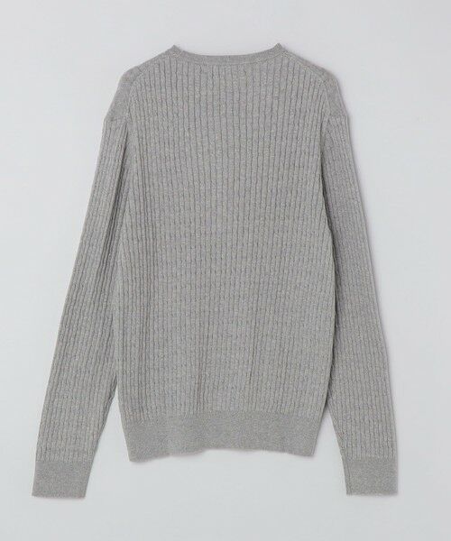 SHIPS / シップス ニット・セーター | SHIPS Colors:〈洗濯機可能〉コットン カシミヤ ケーブル ニット | 詳細2