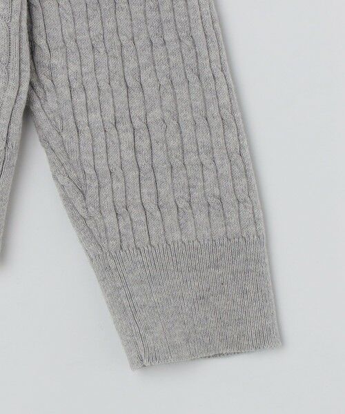 SHIPS / シップス ニット・セーター | SHIPS Colors:〈洗濯機可能〉コットン カシミヤ ケーブル ニット | 詳細4