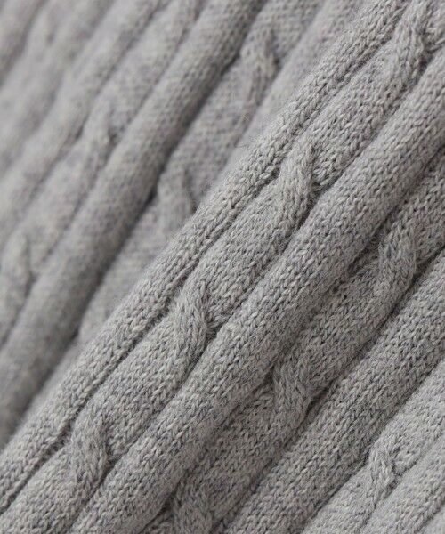 SHIPS / シップス ニット・セーター | SHIPS Colors:〈洗濯機可能〉コットン カシミヤ ケーブル ニット | 詳細7