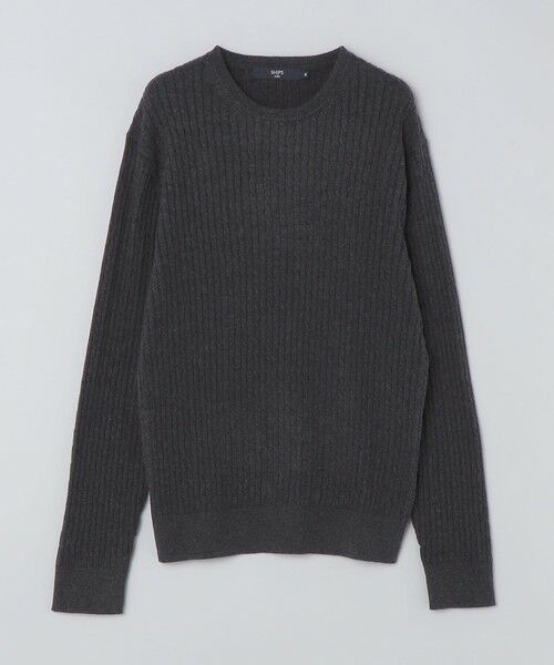 SHIPS / シップス ニット・セーター | SHIPS Colors:〈洗濯機可能〉コットン カシミヤ ケーブル ニット | 詳細18