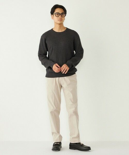 SHIPS / シップス ニット・セーター | SHIPS Colors:〈洗濯機可能〉コットン カシミヤ ケーブル ニット | 詳細23