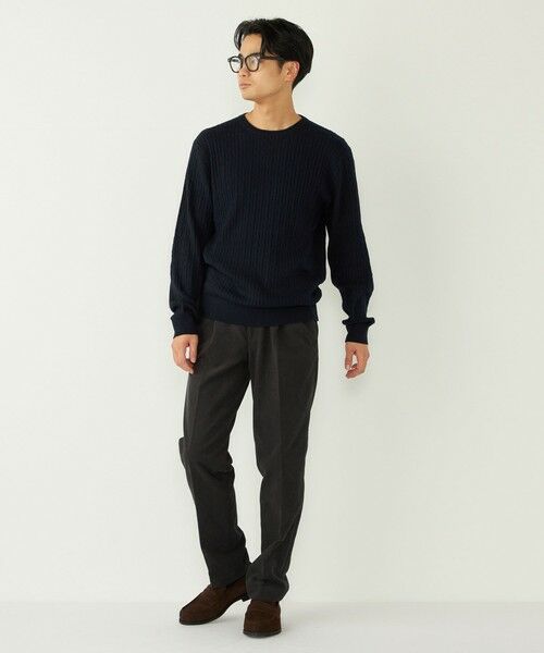 SHIPS / シップス ニット・セーター | SHIPS Colors:〈洗濯機可能〉コットン カシミヤ ケーブル ニット | 詳細27