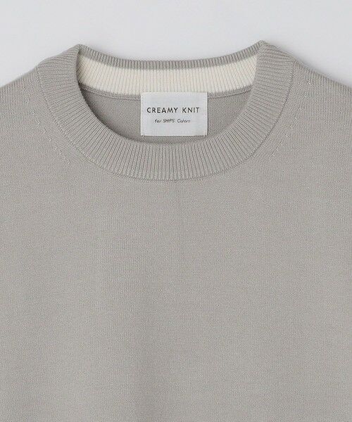 SHIPS / シップス ニット・セーター | SHIPS Colors:〈洗濯機可能〉クリーミー クルーネック ニット | 詳細3