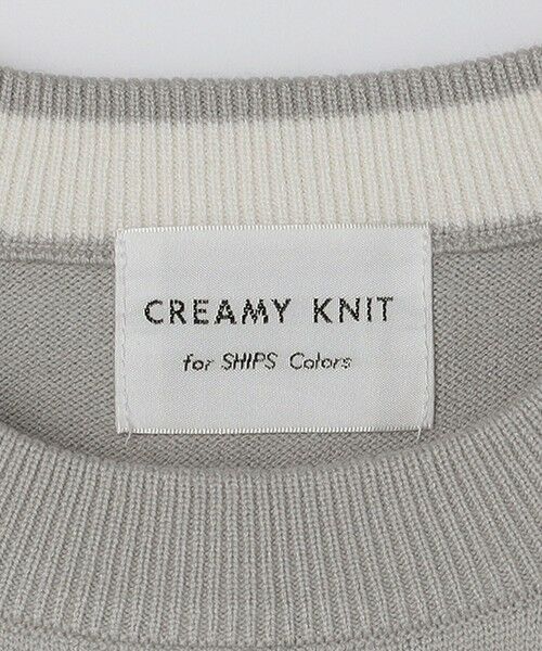 SHIPS / シップス ニット・セーター | SHIPS Colors:〈洗濯機可能〉クリーミー クルーネック ニット | 詳細5