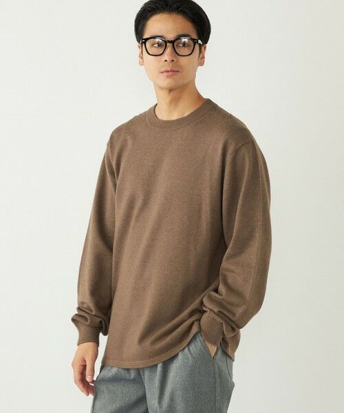 SHIPS / シップス ニット・セーター | SHIPS Colors:〈洗濯機可能〉クリーミー クルーネック ニット | 詳細15