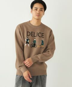 SHIPS / シップス ニット・セーター | 《一部追加予約》SHIPS Colors:〈洗濯機可能〉モチフワ 総柄 ニット◇