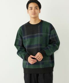 SHIPS / シップス ニット・セーター | 《一部追加予約》SHIPS Colors:〈洗濯機可能〉モチフワ 総柄 ニット◇