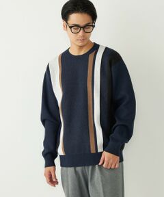 SHIPS / シップス ニット・セーター | 《一部追加予約》SHIPS Colors:〈洗濯機可能〉モチフワ 総柄 ニット◇